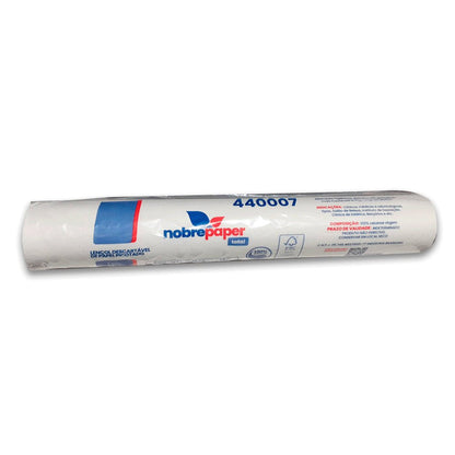 Lençol Hospitalar de Papel 50x50cm 100% celulose Nobre com 6 rolos Ideal para Clínicas, Hospitais, Consultórios e Estética - e - dona