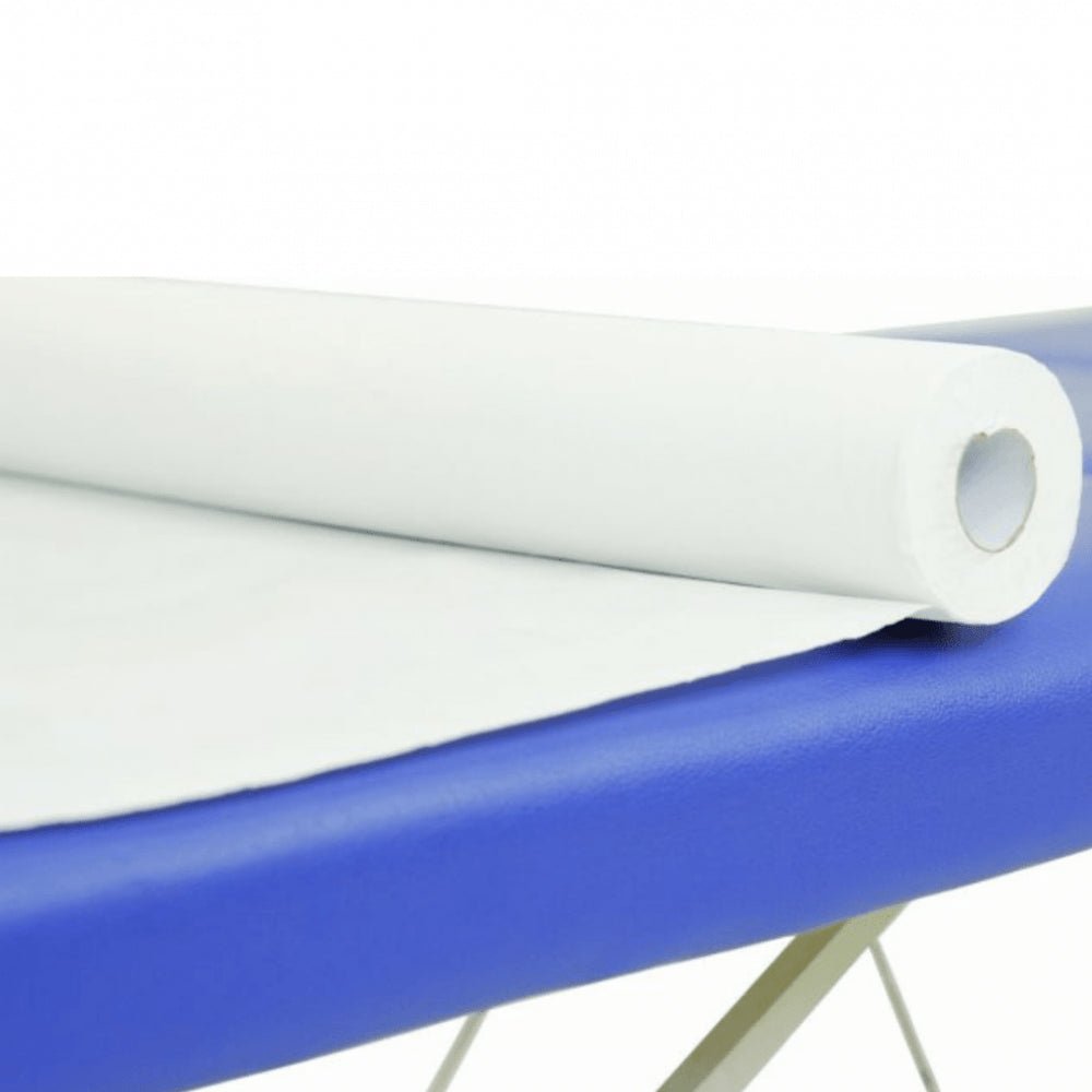 Lençol Hospitalar de Papel 50x50cm 100% celulose Nobre com 6 rolos Ideal para Clínicas, Hospitais, Consultórios e Estética - e - dona
