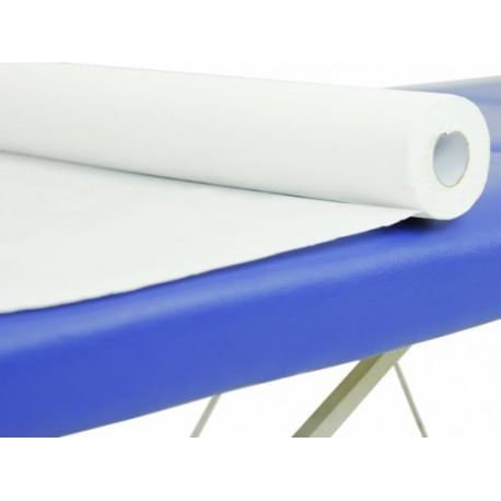 Lençol Hospitalar de Papel 70x50cm Branco Baby com 6 rolos Ideal para Clínicas, Hospitais, Consultórios e Estética - e - dona