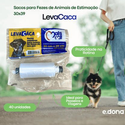 LevaCaca 30x39 com 40 Unidades - e - dona