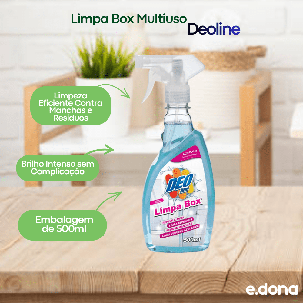 Limpa Box Multiuso Deoline 500ml - e - dona