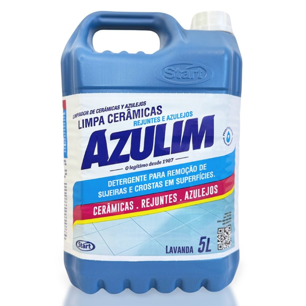 Limpa Cerâmica, Azulejo e Rejunte Lavanda Azulim 5 litros - e - dona