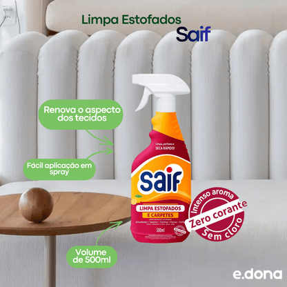 Limpa Estofados 500ml Saif Spray - e - dona