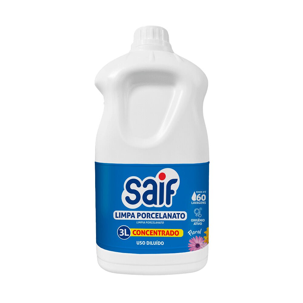 Limpa Porcelanato Concentrado 3L Saif - e - dona