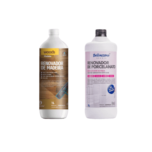 Limpa Porcelanato + Renovador 1L Bellinzoni - e - dona