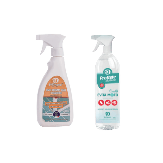Limpa Rejunte Spray 500ml + Evita Mofo - e - dona