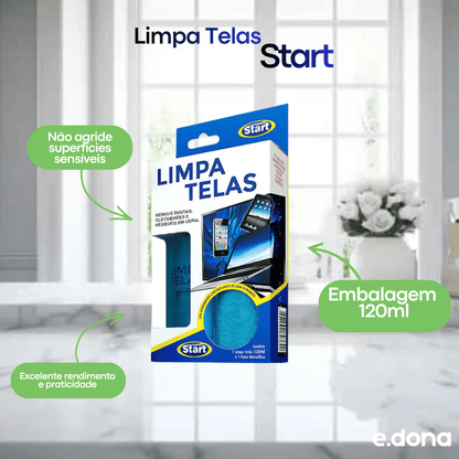 Limpa Telas Start 120ml - e - dona