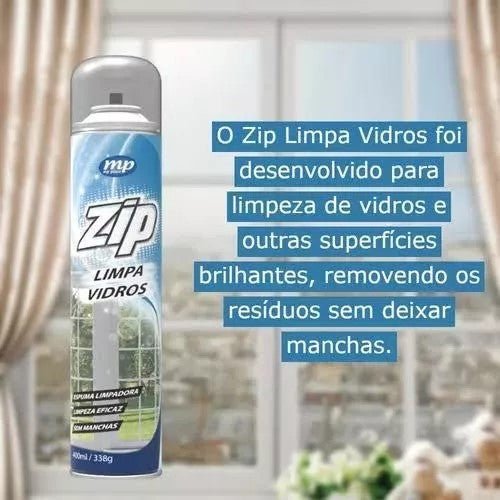 Limpa Vidro Zip Spray 400ml - e - dona