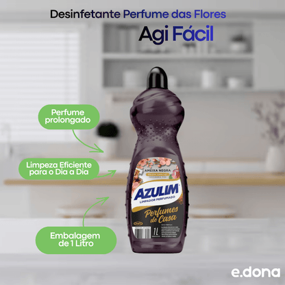 Limpador 1 Litro Ameixa Negra Azulim - e - dona