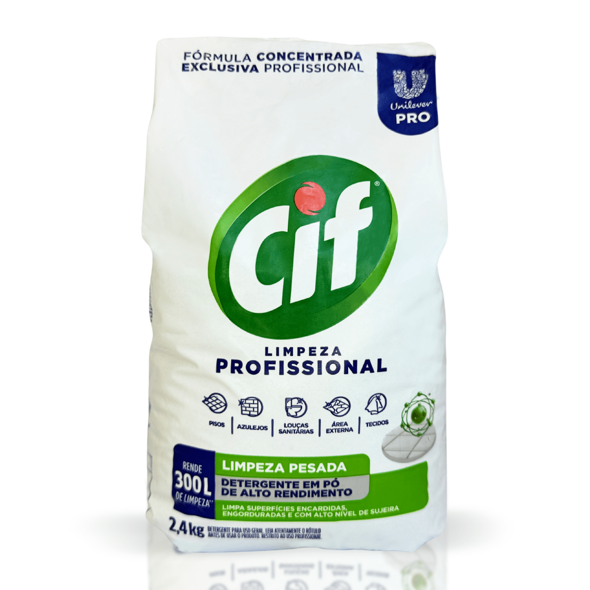 Limpador Em Pó Cif - Limpeza Profissional 2,4Kg - e - dona