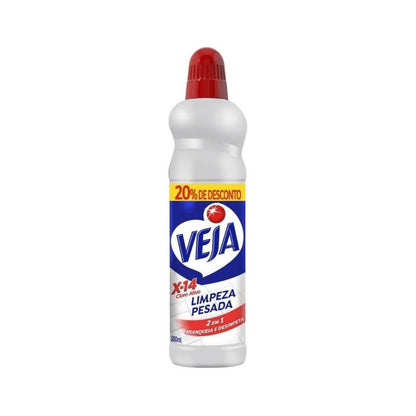 Limpador Multiuso Bactericida Limpeza Pesada 2 em 1 com Cloro Ativo X - 14 Veja 500ml - e - dona
