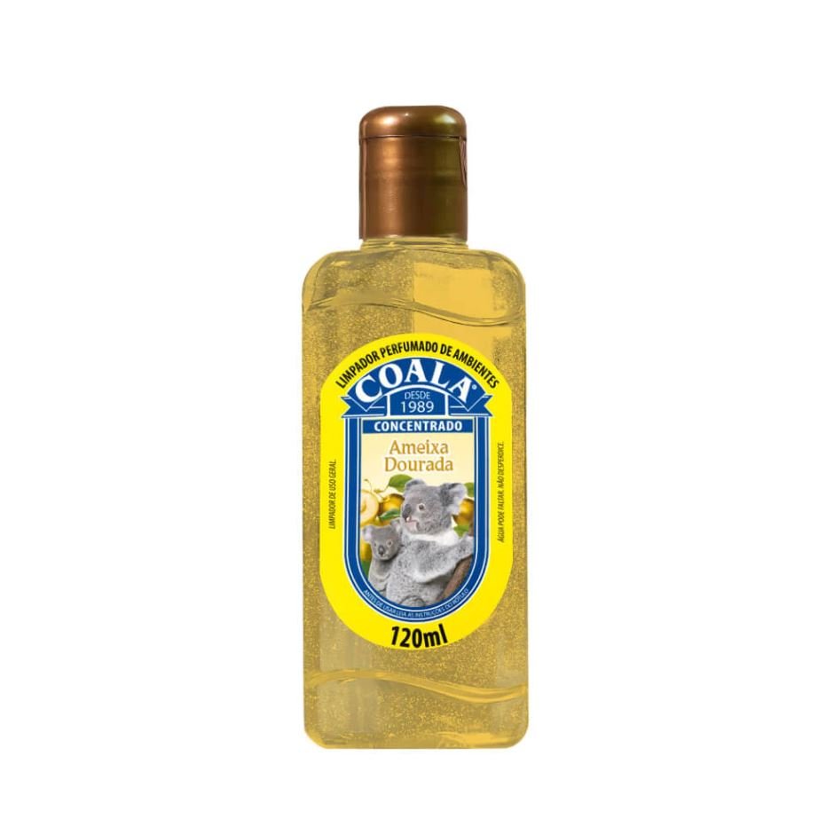 Limpador Perfumado 120ml Ameixa Dourada Coala - e - dona