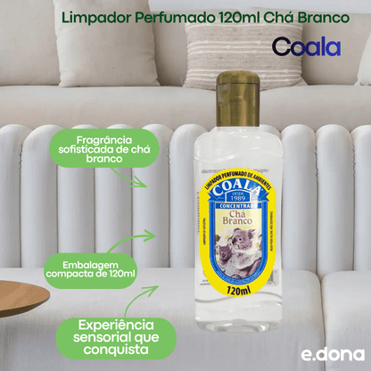 Limpador Perfumado 120ml Chá Branco Coala - e - dona