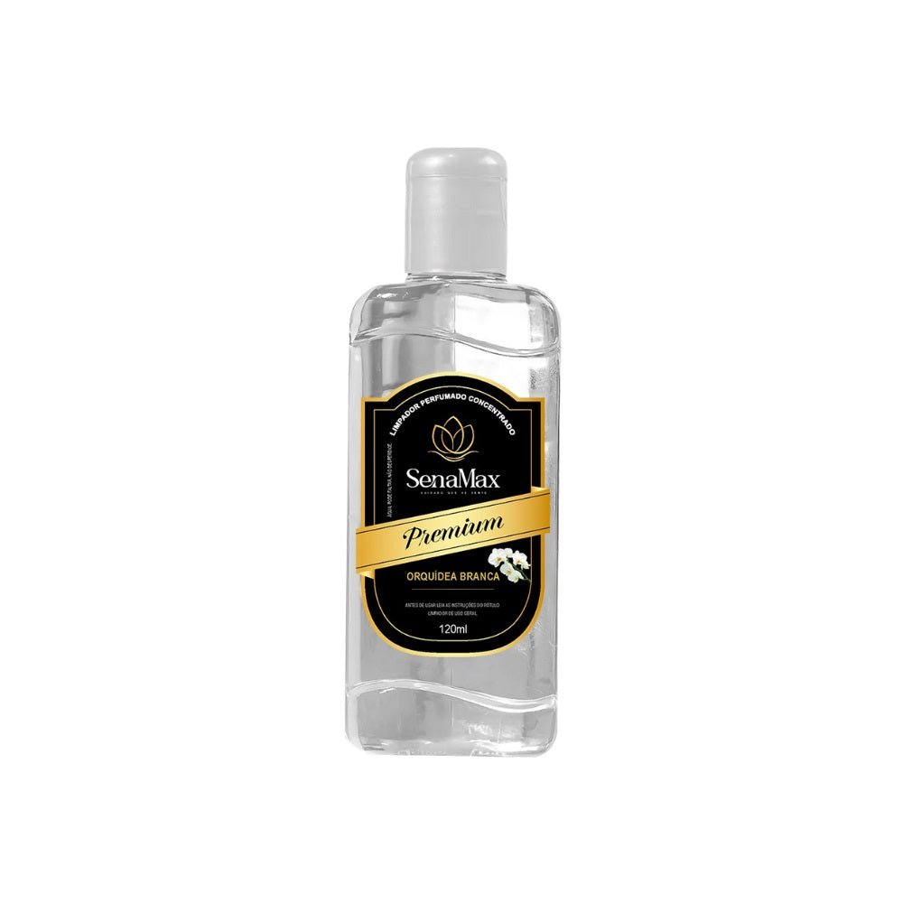 Limpador Perfumado 120ml Orquídea Branca Senamax - e - dona
