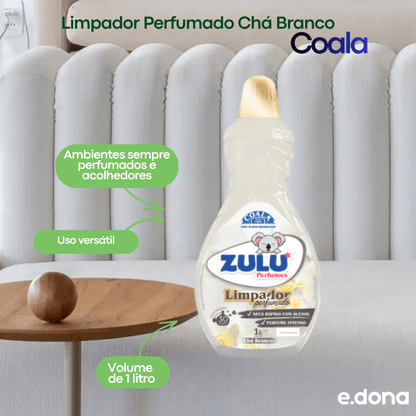 Limpador Perfumado Chá Branco Coala 1 Litro - e - dona
