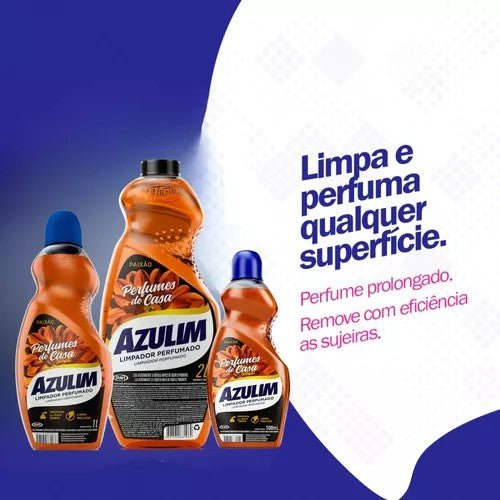 Limpador Perfumado Paixão Azulim 1 litro - e - dona