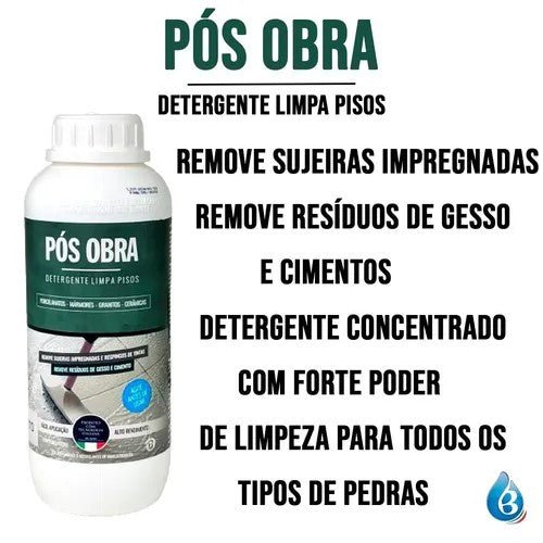 Limpador Pos Obra 1L Bellizoni - e - dona