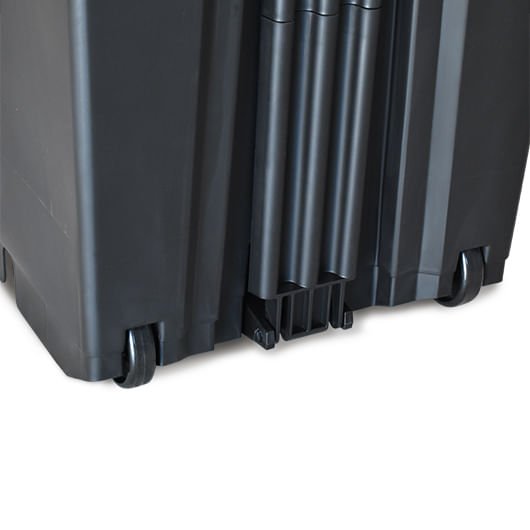 Lixeira Arqplast 60L com Roda e Pedal: Mais Praticidade e Higiene para sua Casa ou Escritório, com Tampa Click e Design Moderno - e - dona
