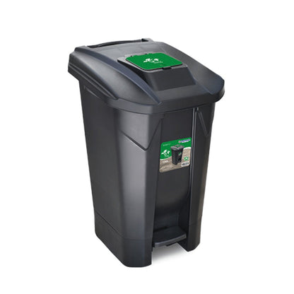 Lixeira Arqplast 60L com Roda e Pedal: Mais Praticidade e Higiene para sua Casa ou Escritório, com Tampa Click e Design Moderno - e - dona