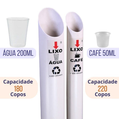 Lixeira de Copos 1 tubo de água JSN LE24 - e - dona