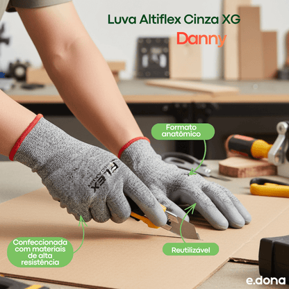 Luva Altiflex Cinza Danny XG - e - dona
