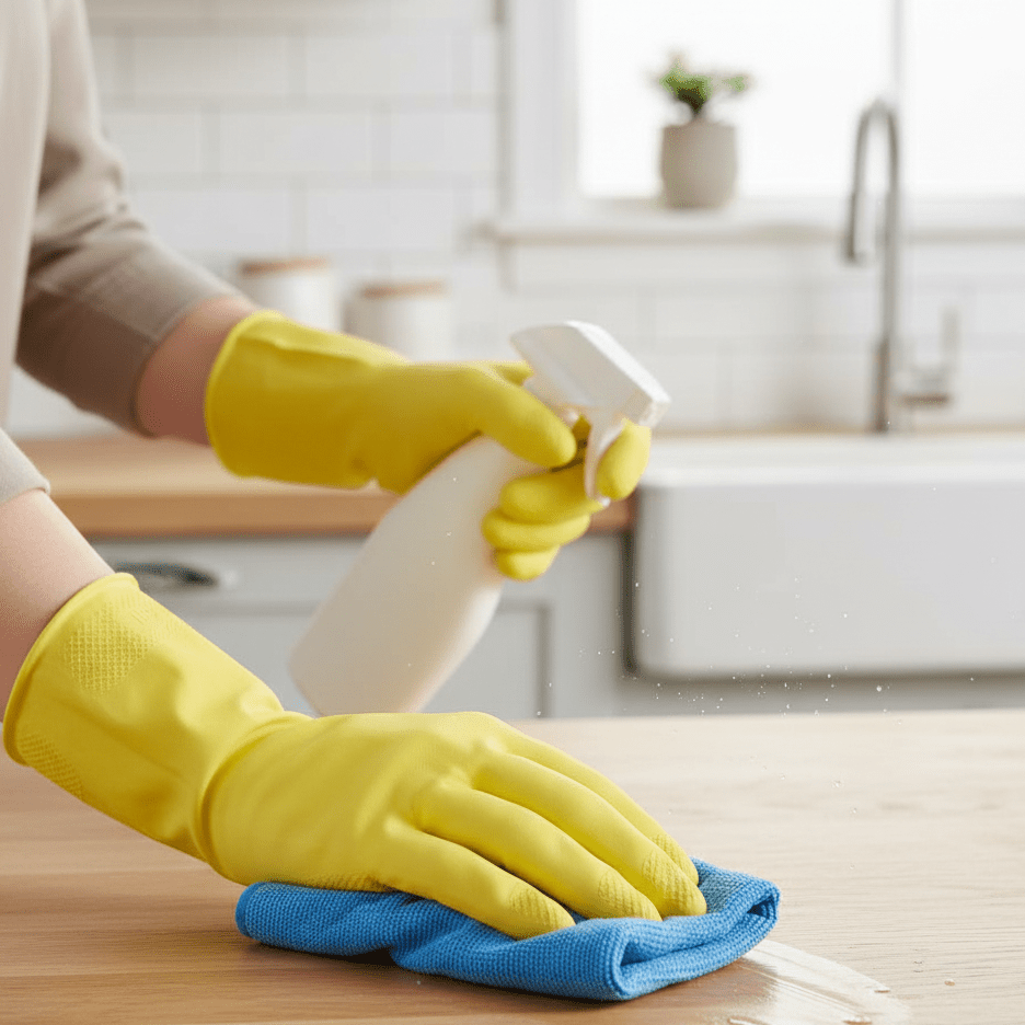 Luva Confort Látex Amarela G Danny - e - dona