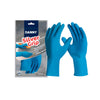 Luva de Látex Hipoalergênica Silver Grip Azul M Danny CA 40730 - Ideal para manuseio de alimentos e ambiente frigorífico