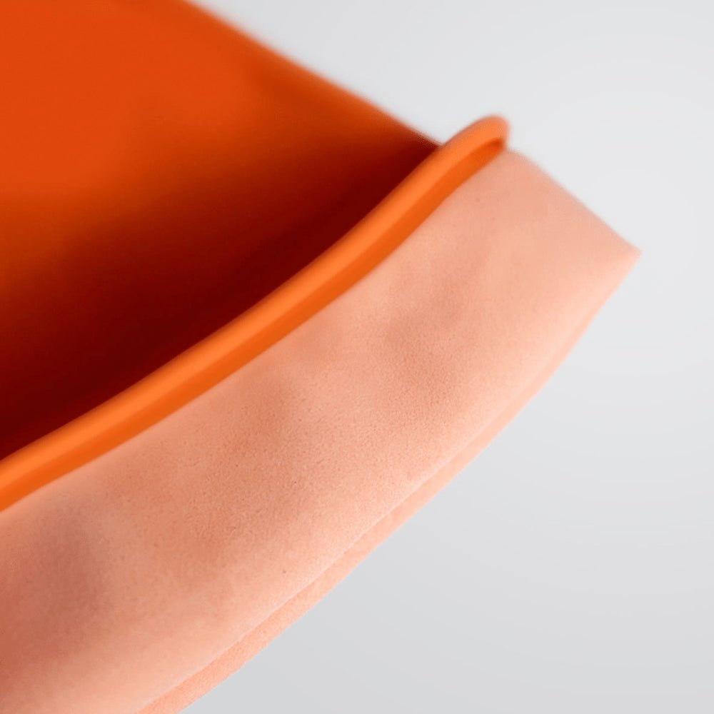 Luva de látex Plus laranja M Sanro CA 6110 para limpeza, higiene e trabalhos gerais - e - dona