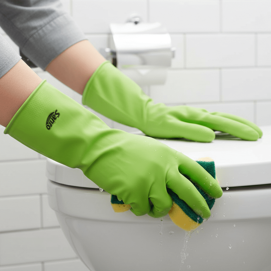 Luva de Látex Verde G TOP Sanro - e - dona