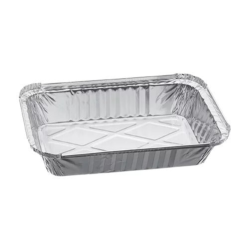 Marmitex de Alumínio Retangular 750ml Bricoflex - e - dona