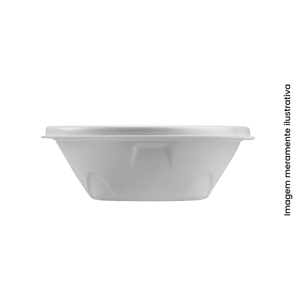 Marmitex de Isopor 750ml sem tampa Bom Apetite com 100 unidades - BM102 - Prático e Econômico para Refeições em Grandes Quantidades - e - dona