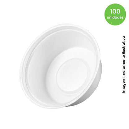 Marmitex de Isopor 900ml sem tampa Ultratherm com 100 unidades - Mantenha sua refeição fresca e quente - e - dona