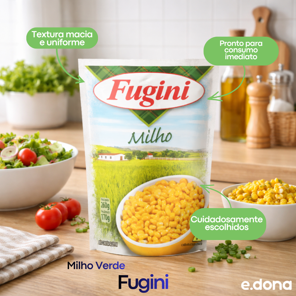 Milho Verde 260g Fugini - e - dona