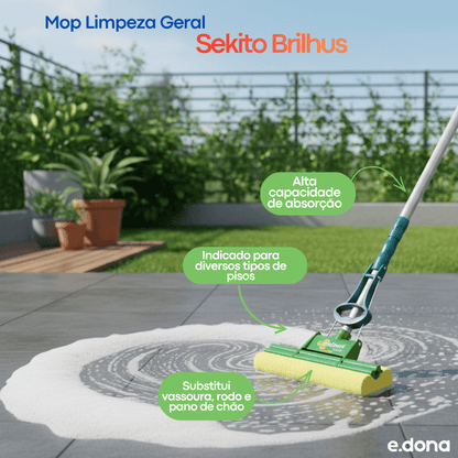 Mop Limpeza Geral tipo sekito Brilhus - e - dona