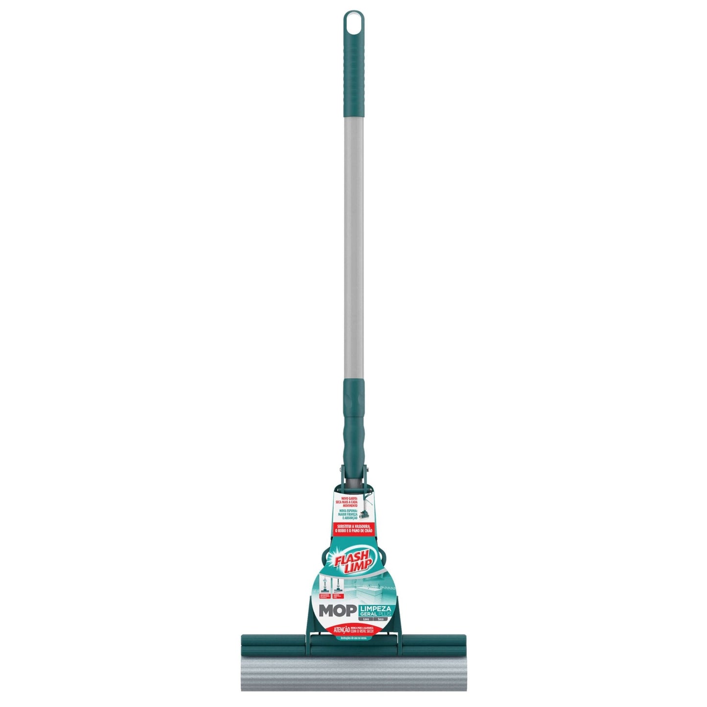 Mop Sekito Flash Limp - Limpeza fácil e rápida para sua casa, com economia de água e praticidade. Ideal para limpar pisos, paredes e móveis - e - dona