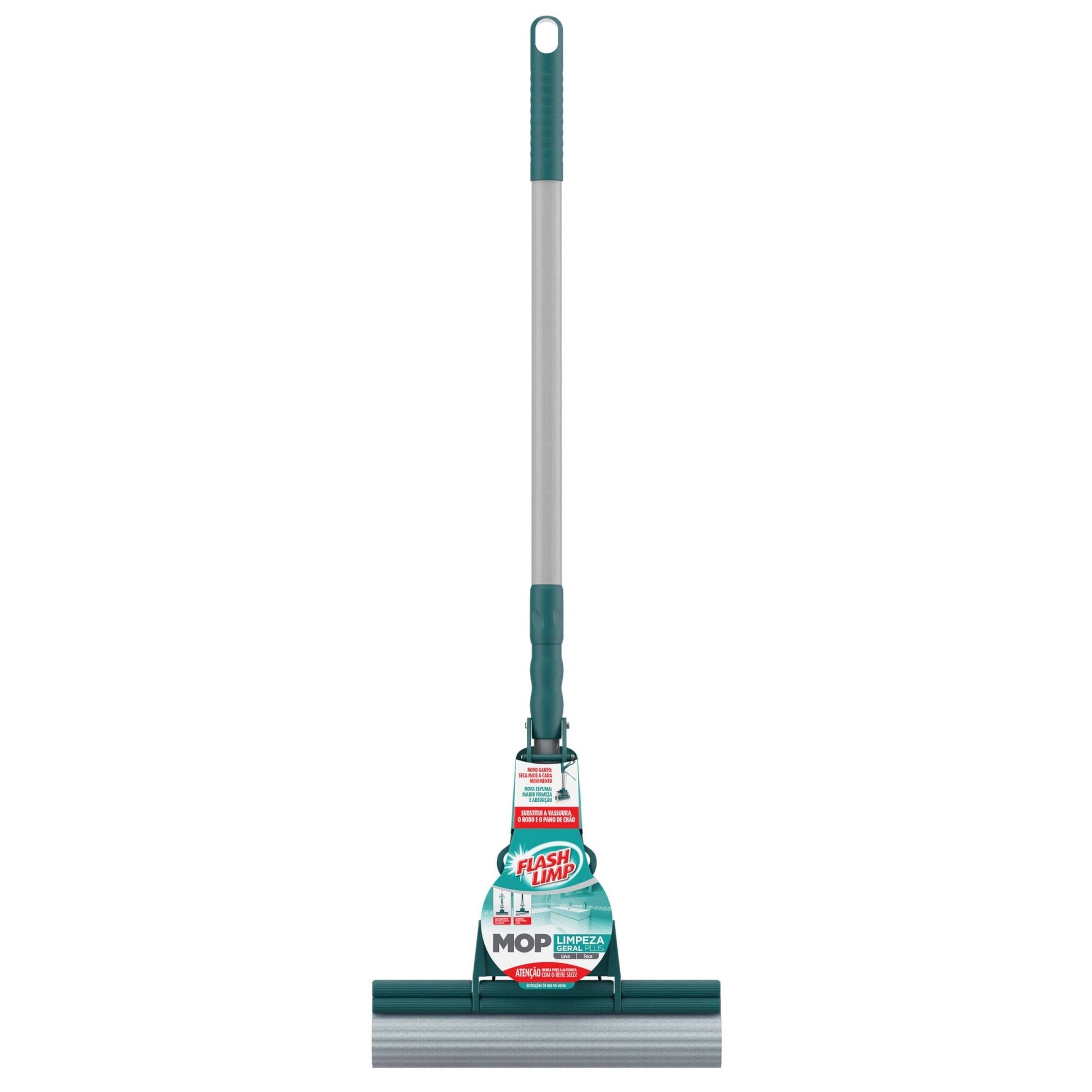 Mop Sekito Flash Limp - Limpeza fácil e rápida para sua casa, com economia de água e praticidade. Ideal para limpar pisos, paredes e móveis - e - dona