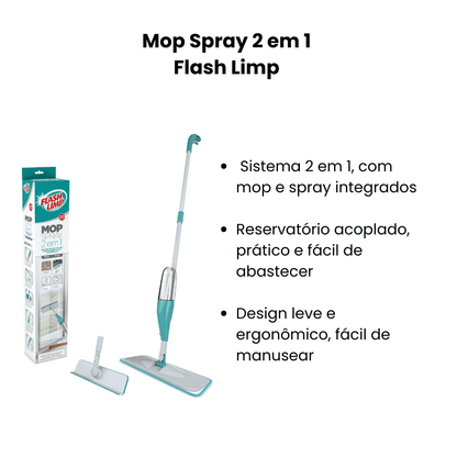 Mop Spray 2 em 1 Flash Limp - e - dona