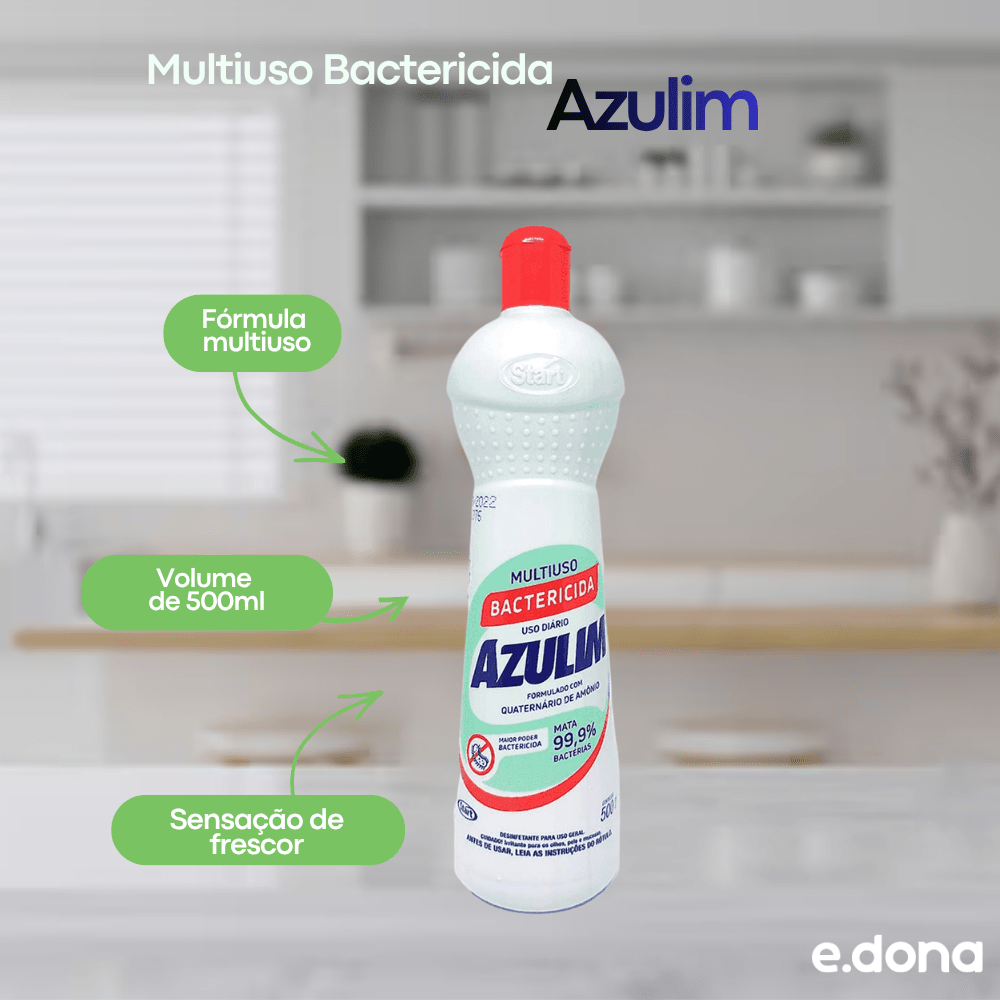 Multiuso Bactericida Azulim 500ml - e - dona