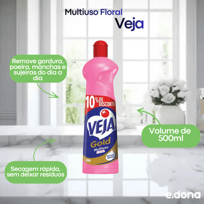 Multiuso Floral Veja 500ml Promocional - e - dona