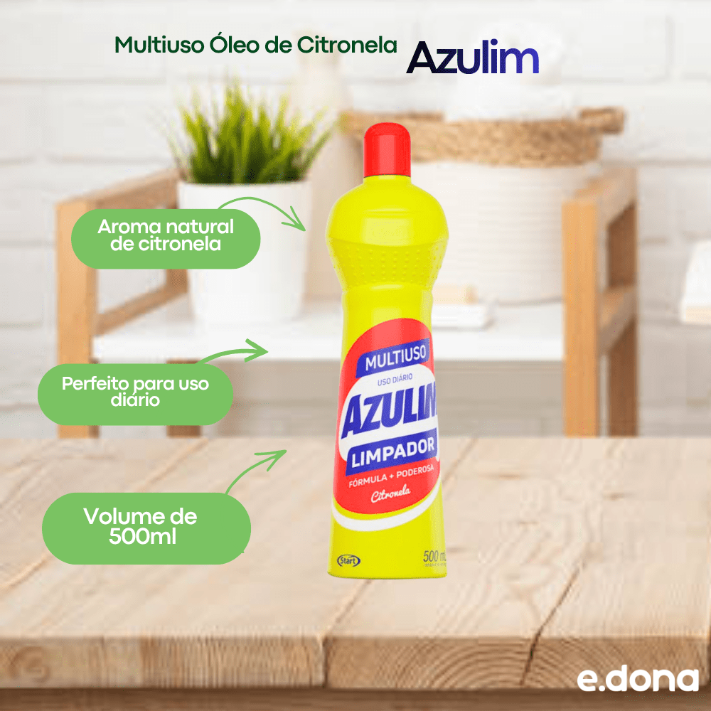 Multiuso Óleo de Citronela Azulim 500ml - e - dona