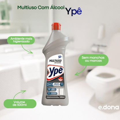 Multiuso Ypê com Álcool 500ml - e - dona