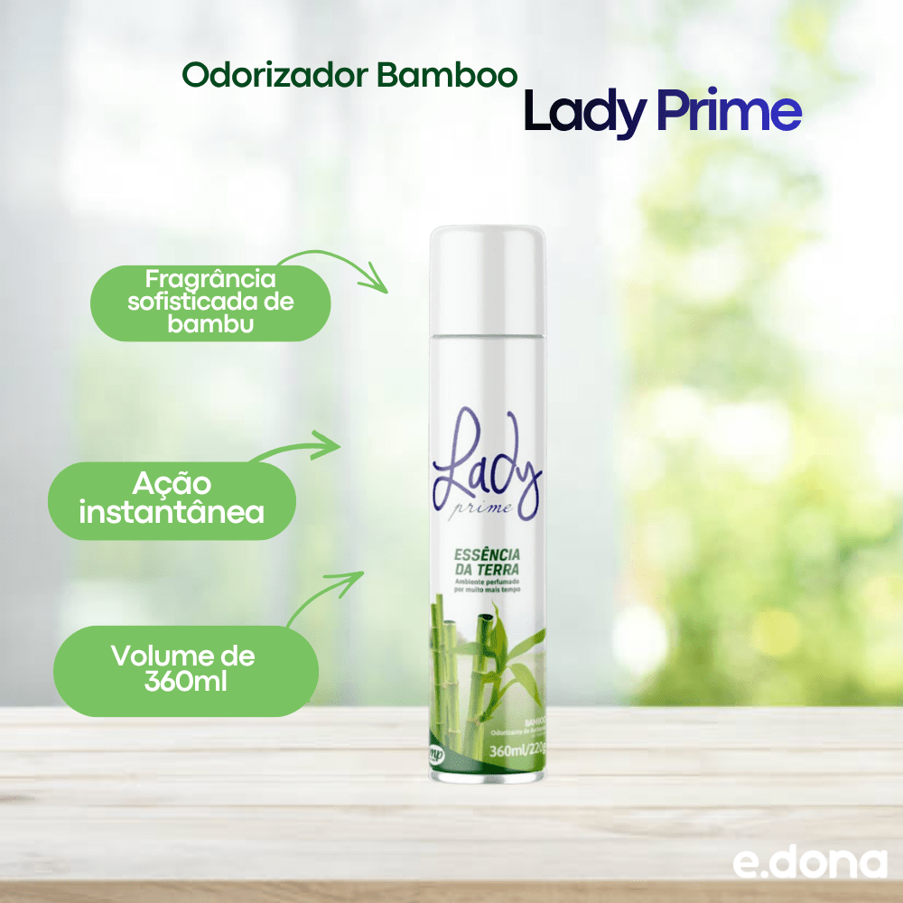 Odorizador Bamboo Lady Prime 360ml - e - dona