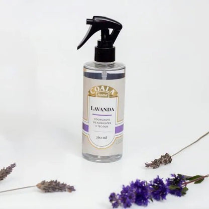 Odorizador de ambiente e tecidos 260ml Lavanda Coala - e - dona