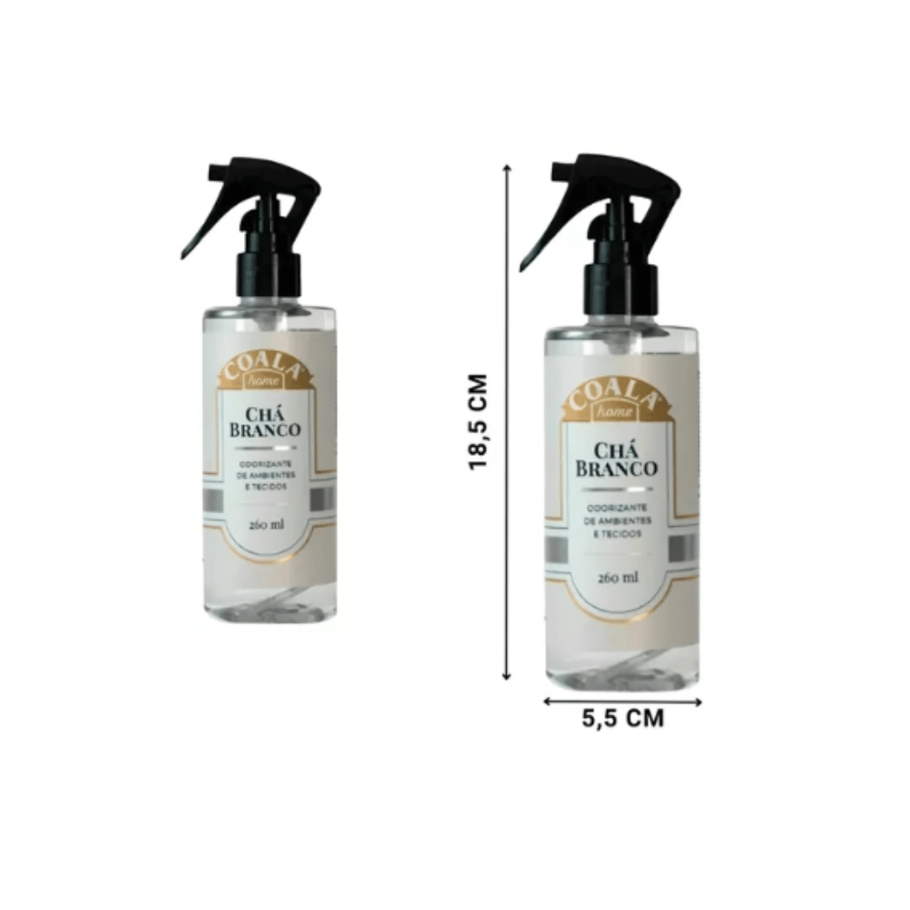 Odorizador de Ambiente e Tecidos Chá Branco Coala 209ml - e - dona