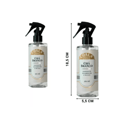Odorizador de Ambiente e Tecidos Chá Branco Coala 209ml - e - dona