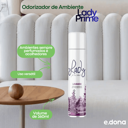 Odorizador de Ambiente Lady Prime Lavanda 360ml - e - dona