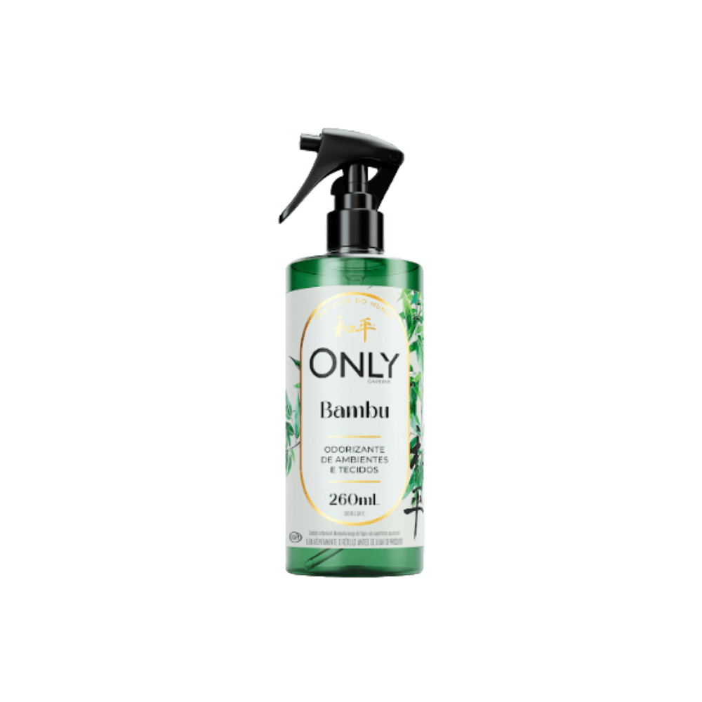 Odorizador de Ambientes e Tecidos Bambu 260ml Only - e - dona