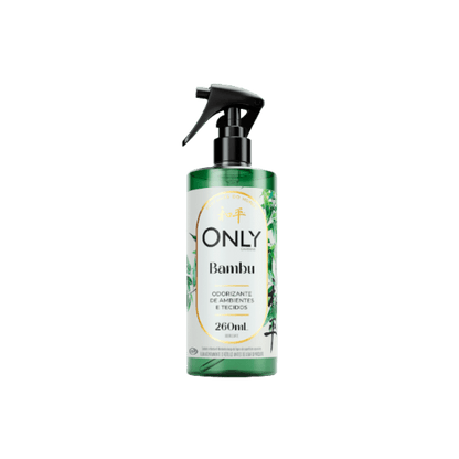 Odorizador de Ambientes e Tecidos Bambu 260ml Only - e - dona