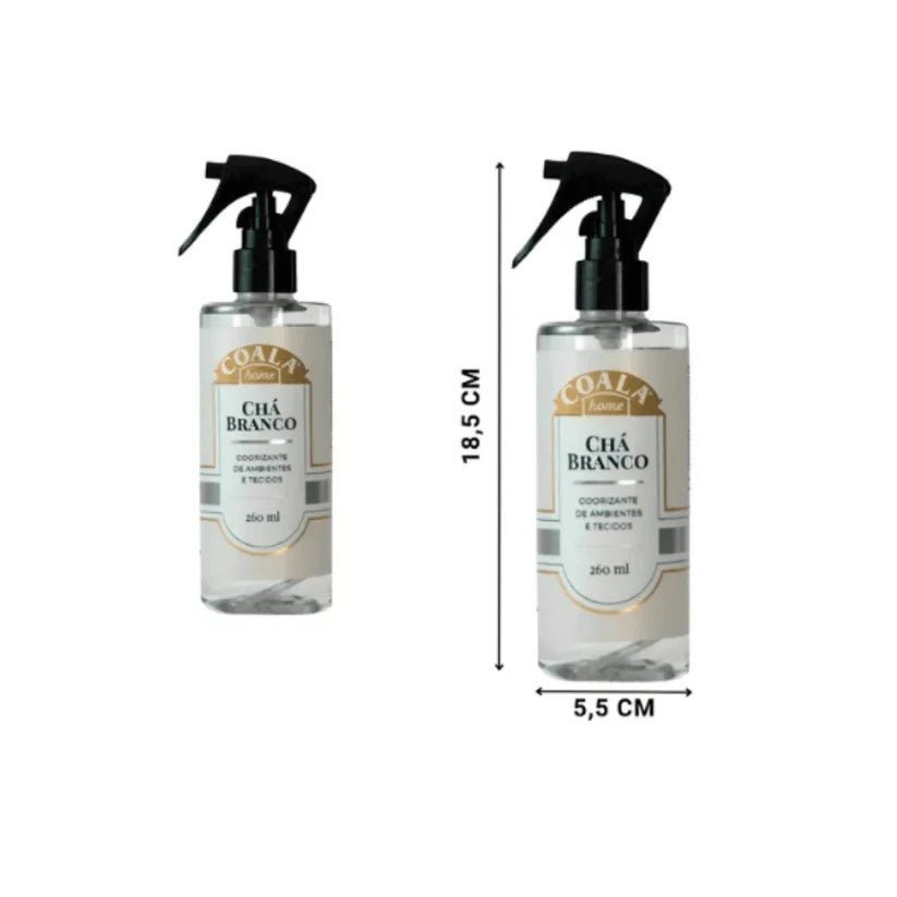 Odorizador de Ambientes e Tecidos Chá Branco Coala 260ml - e - dona