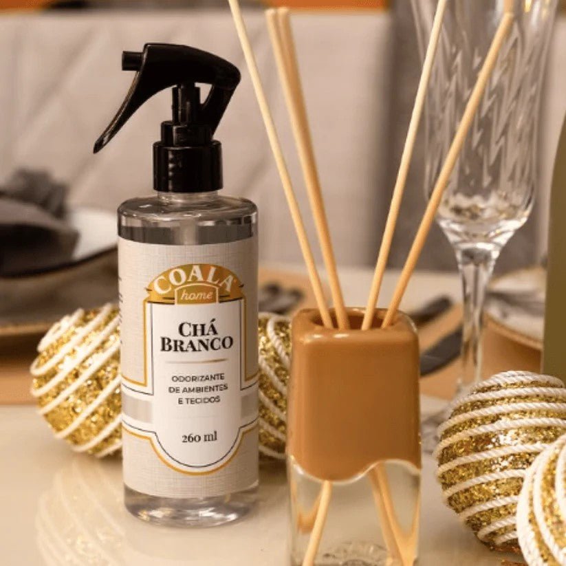 Odorizador de Ambientes e Tecidos Chá Branco Coala 260ml - e - dona